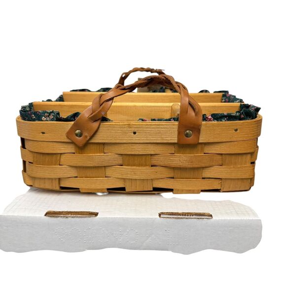 Peterboro Basket Buffet Server Divider Insert Liner Country Farmhouse Cottage - Picture 3 of 14